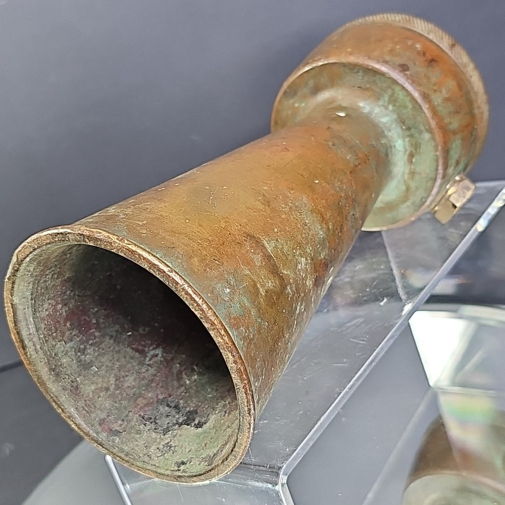 Vintage Or Antique Brass Horn Cone 8 Inches Very Cool